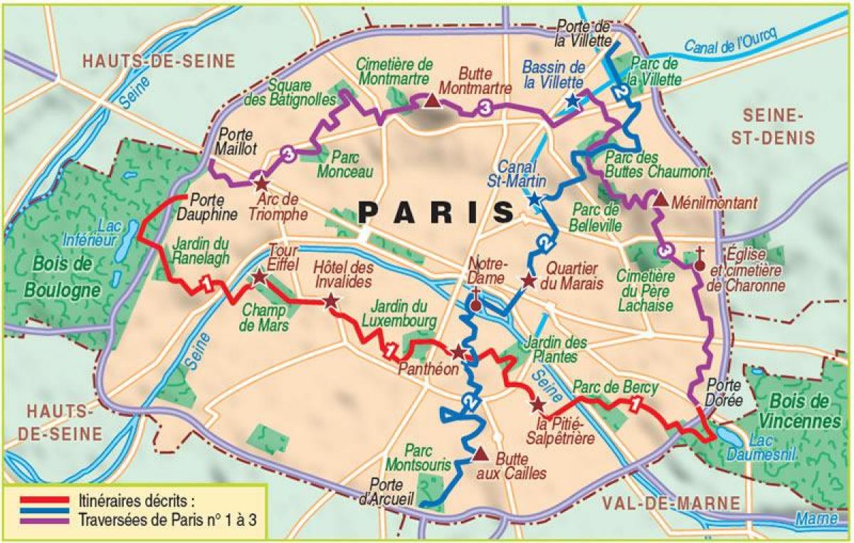 แผนที่ปารีสซึ่งไม่ทำลายสิ่งแวดล้อมอย่า