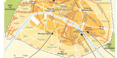 แผนที่ของ Haussmann ปารีส