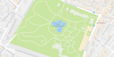 แผนที่ของ Parc Georges-Brassens