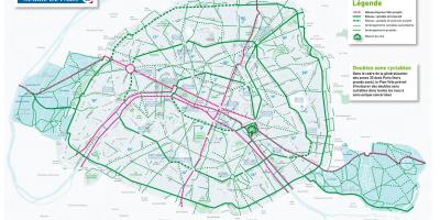 แผนที่ปารีสจักรยาน